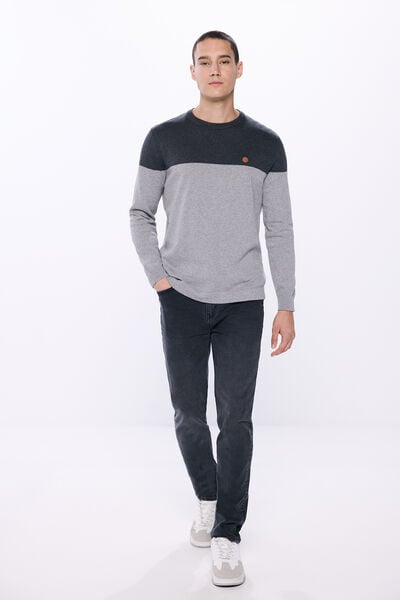 Springfield Black slim fit jeans grey mix