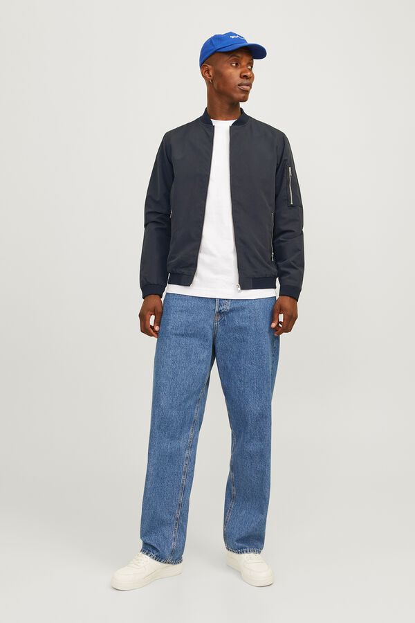 Jack & Jones Recycled bomber jacket black