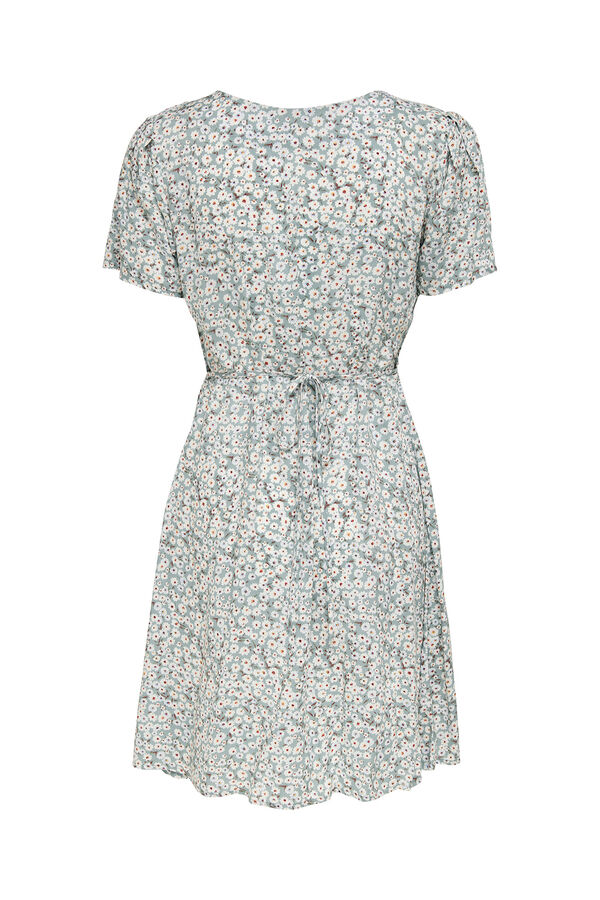 Only Short sleeve short dress blue