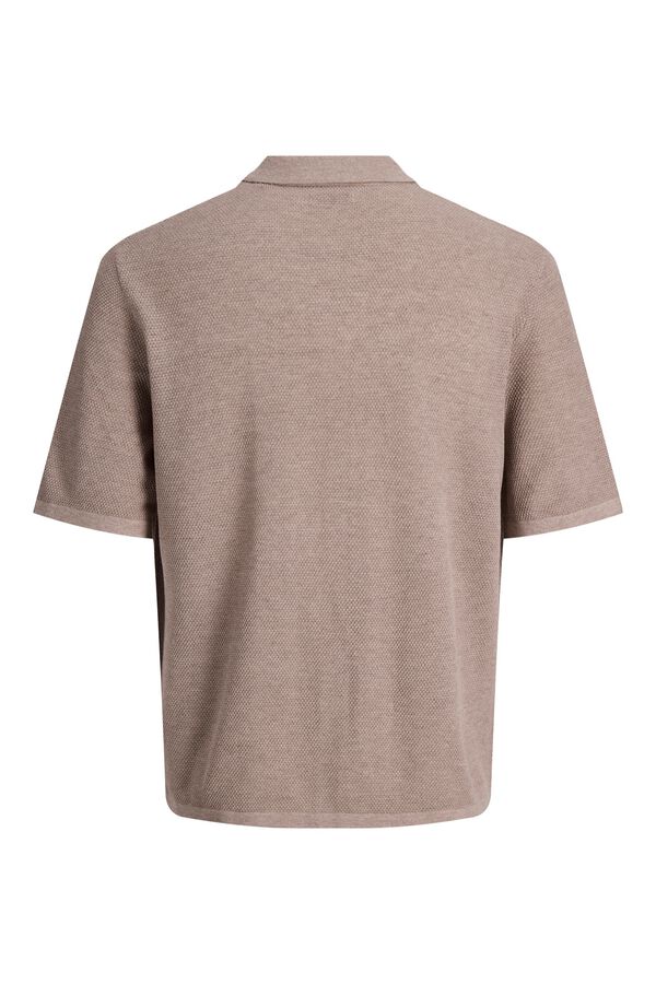 Jack & Jones Polo punto relaxed fit resort tostado
