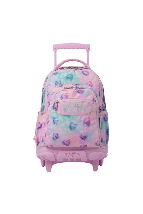 Totto Mochila Renglones Glitter rosa