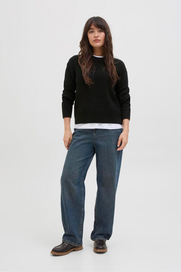 Jack & Jones Basic jersey-knit knit jumper black