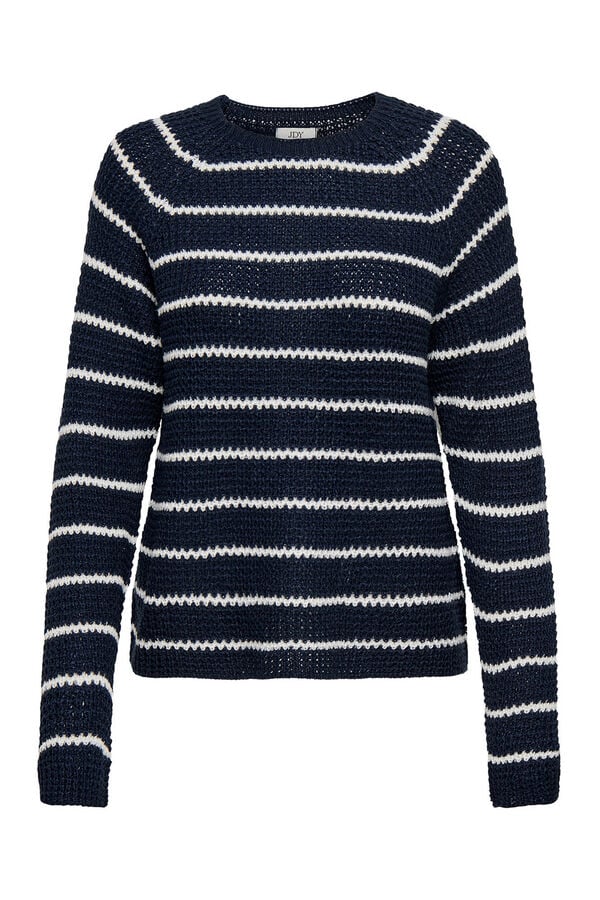 JDY Round neck jumper black