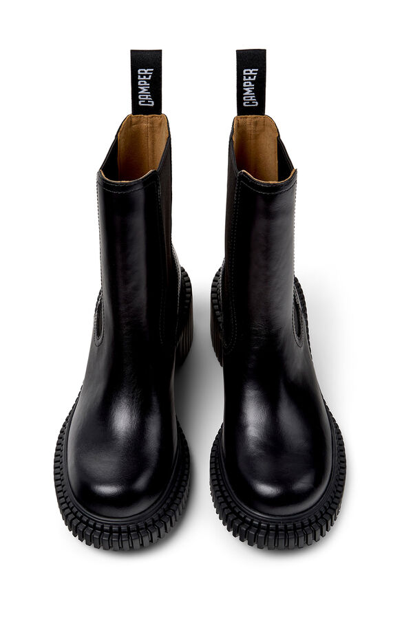 Camper Botas de media ca&ntilde;a de piel negro
