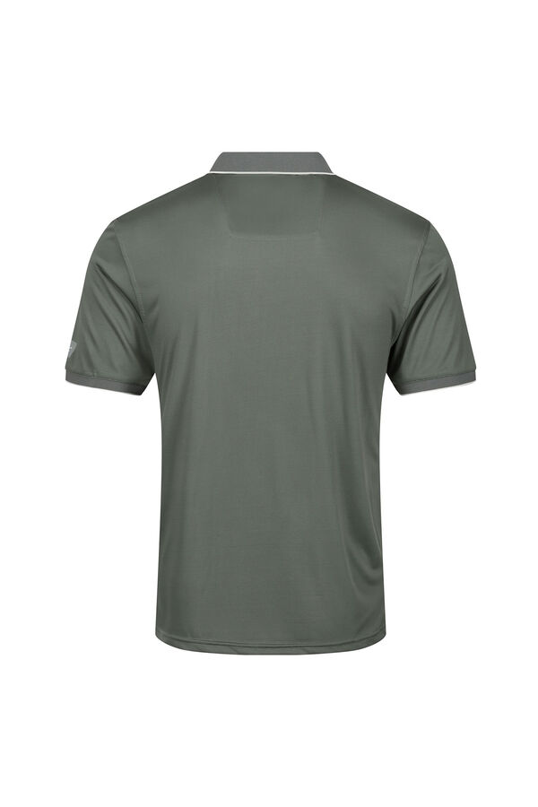 Springfield Technical polyester polo shirt dark gray