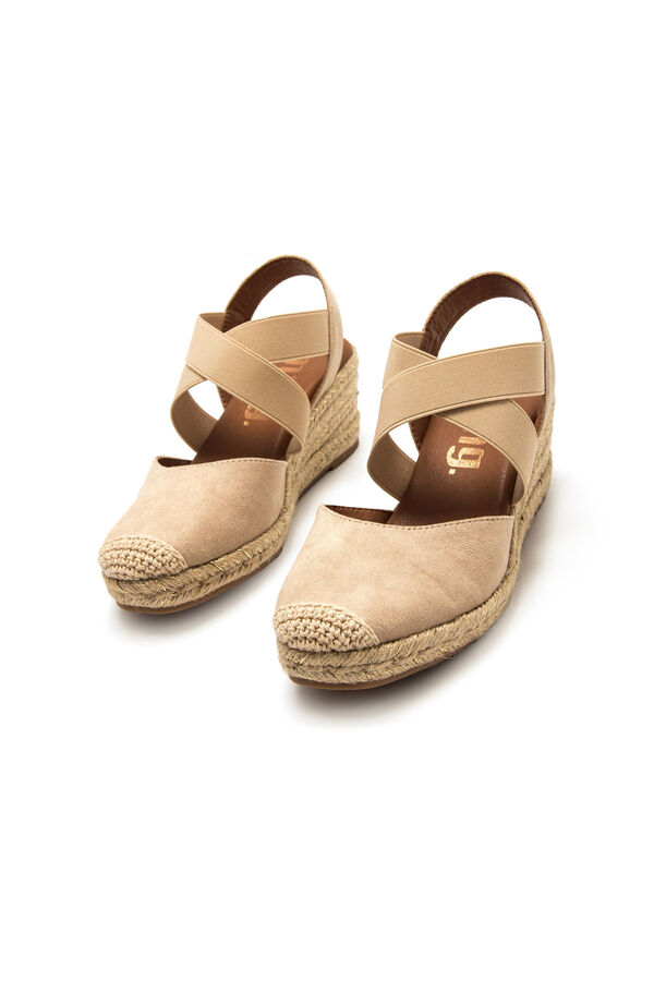 MTNG Wedge sandal nude