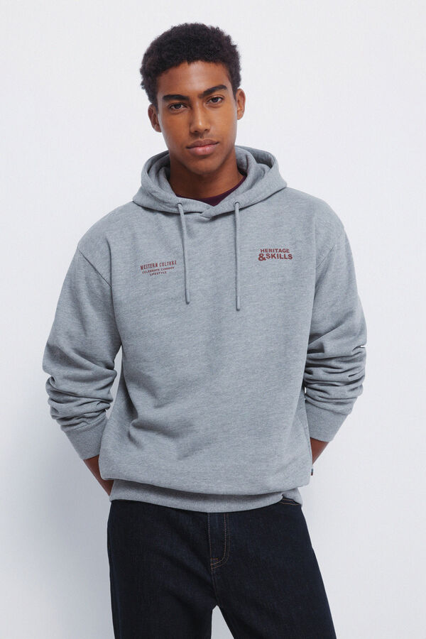 Springfield Hood sweatshirt grey