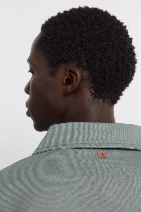 Springfield Sobrecamisa algod&atilde;o verde