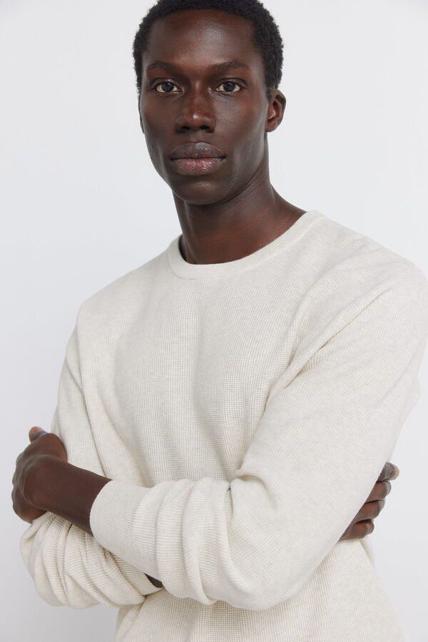 Springfield basic structured jersey grey