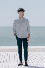 Celopman Striped plaid shirt k&eacute;k