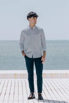 Camisa cuadrillé rayas