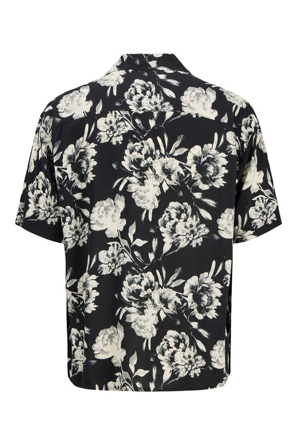 Jack & Jones Viscose loose fit shirt black