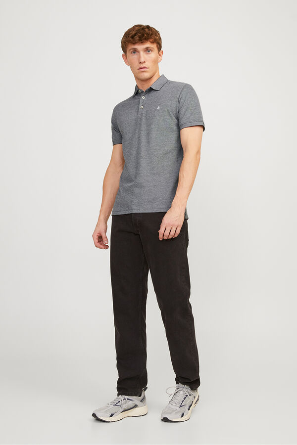 Jack & Jones Poloshirt Slim Fit Grau