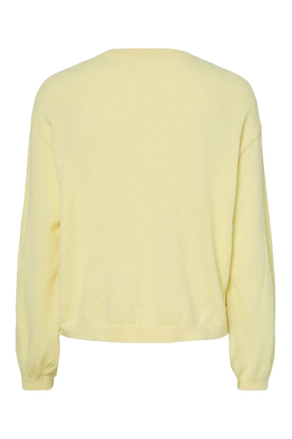 Pieces Dropped sleeve jumper printed