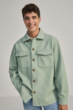 Springfield Cloth overshirt green