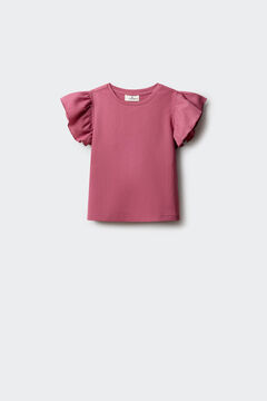 Springfield Kids Camiseta manga corta manga con volantes ni&ntilde;a