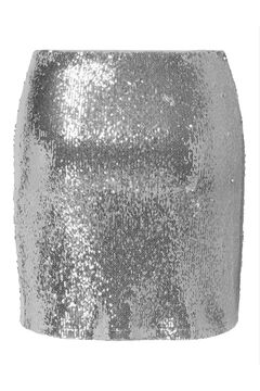 Only Short sequinned skirt
