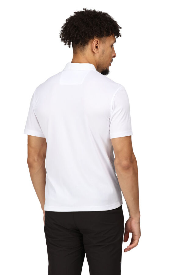 Springfield Piqué polyester polo shirt white