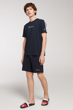 Springfield Short-sleeved T-shirt with sleeve tapes navy