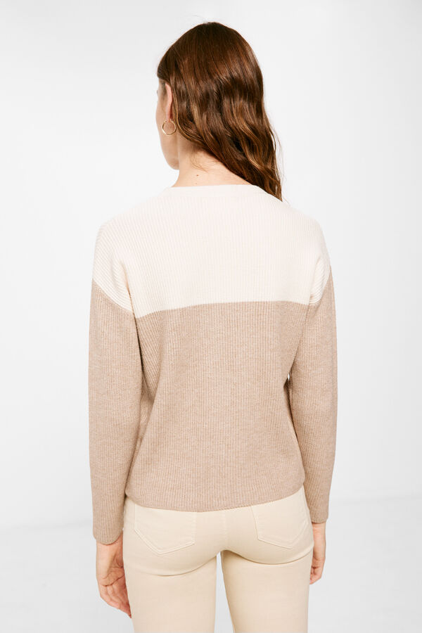 Springfield "Simply" two-tone jumper roze