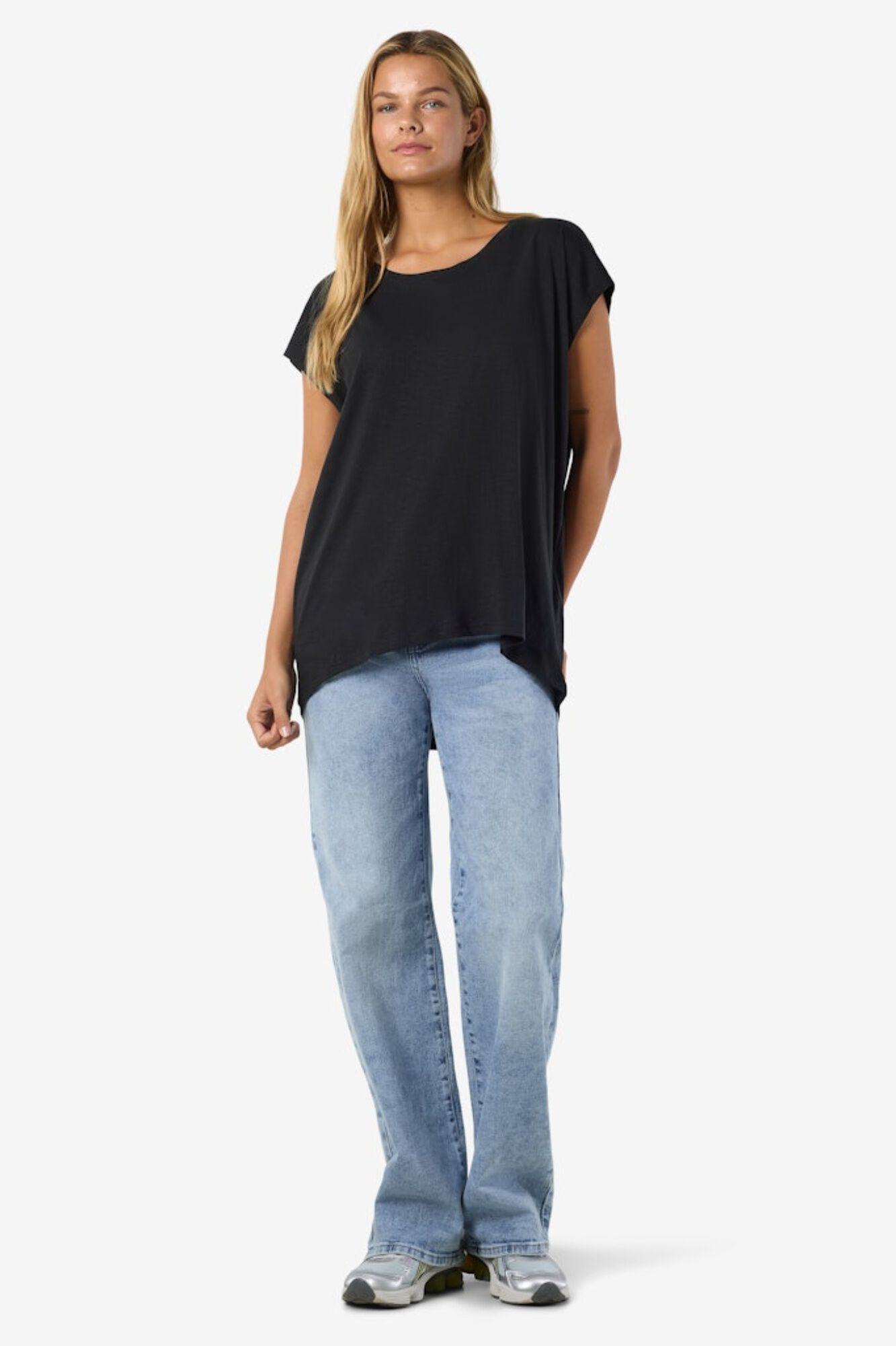 Noisy May Camiseta de manga corta con cuello redondo