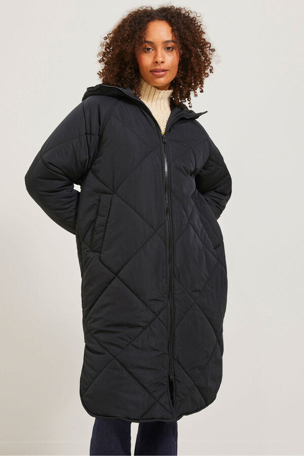 Jack & Jones Casaco longa acolchoada preto