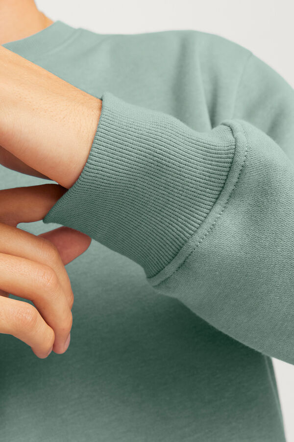 JJ REBEL Relaxed fit lightweight sweatshirt green