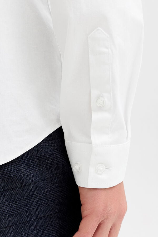 Jack & Jones Junior Camisa formal regular fit blanco