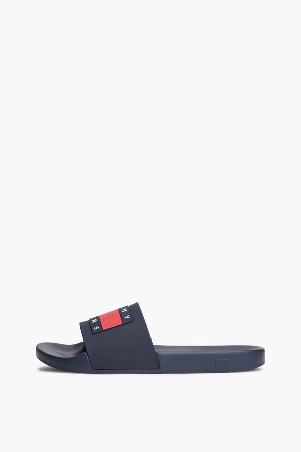 Tommy Jeans Chanclas tipo pala azul