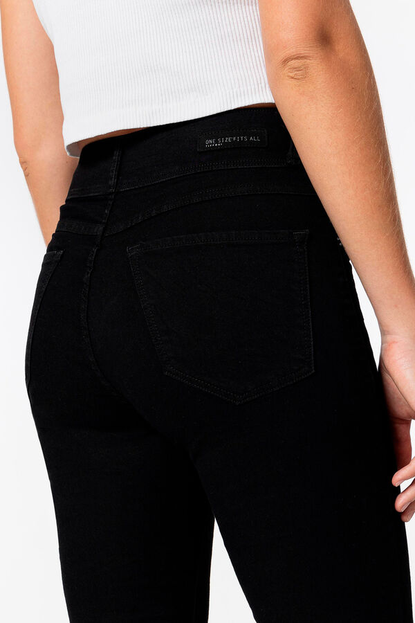 Springfield Jeans One Size Skinny Classic High Waisted black