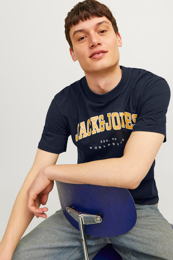 Jack & Jones Camiseta relaxed fit azul