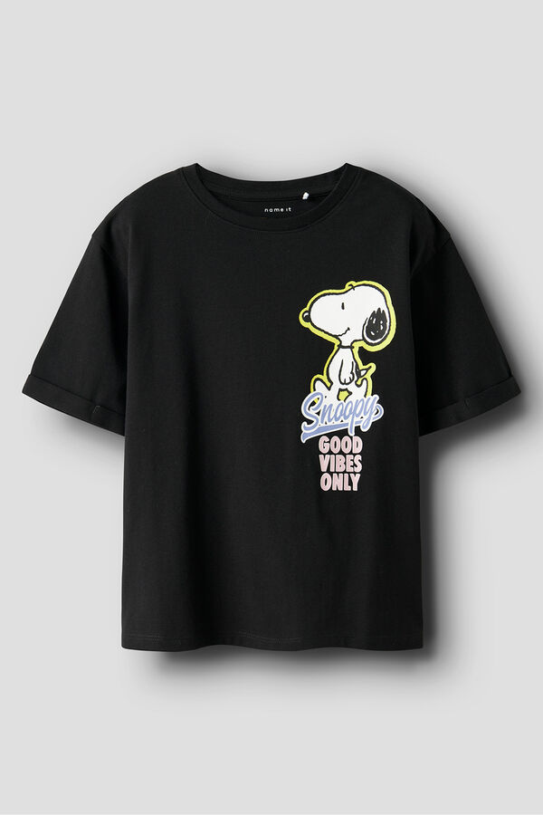Name It Camiseta Snoopy negro
