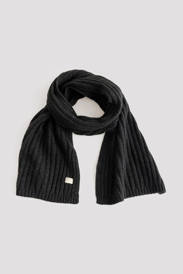 Springfield Ribbed scarf green