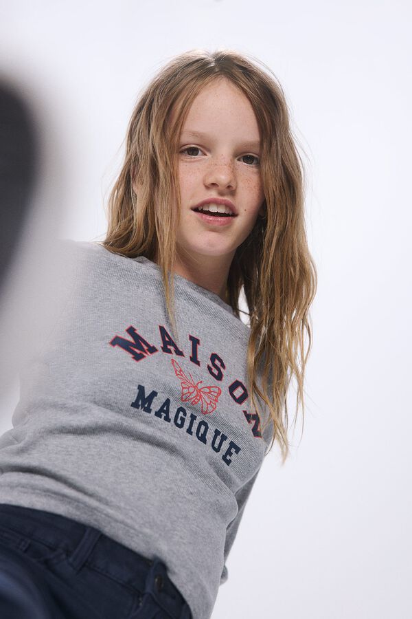 Springfield Maison Magique girl's t-shirt grey