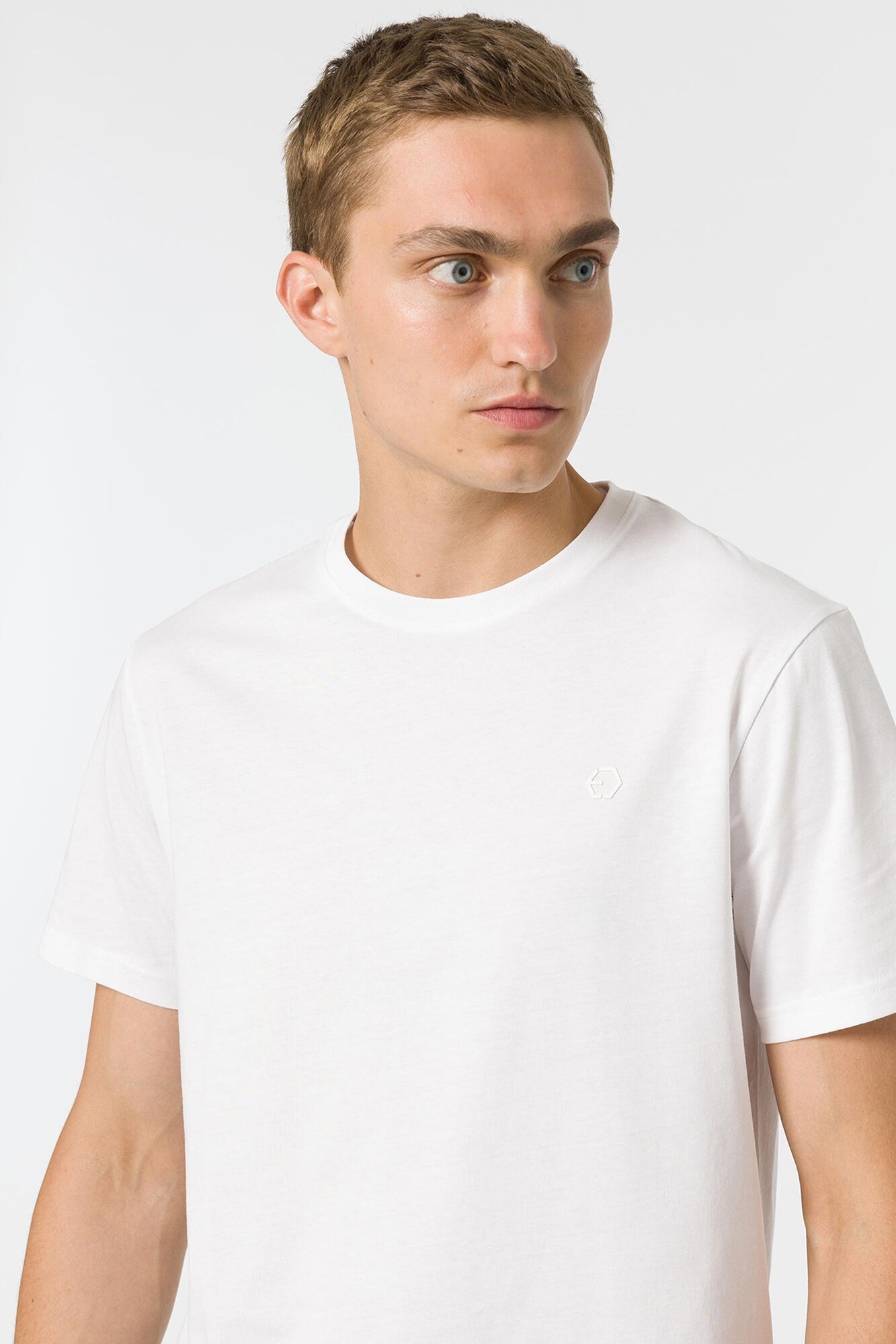 Tiffosi Camiseta de algod&atilde;o com estampa em relevo