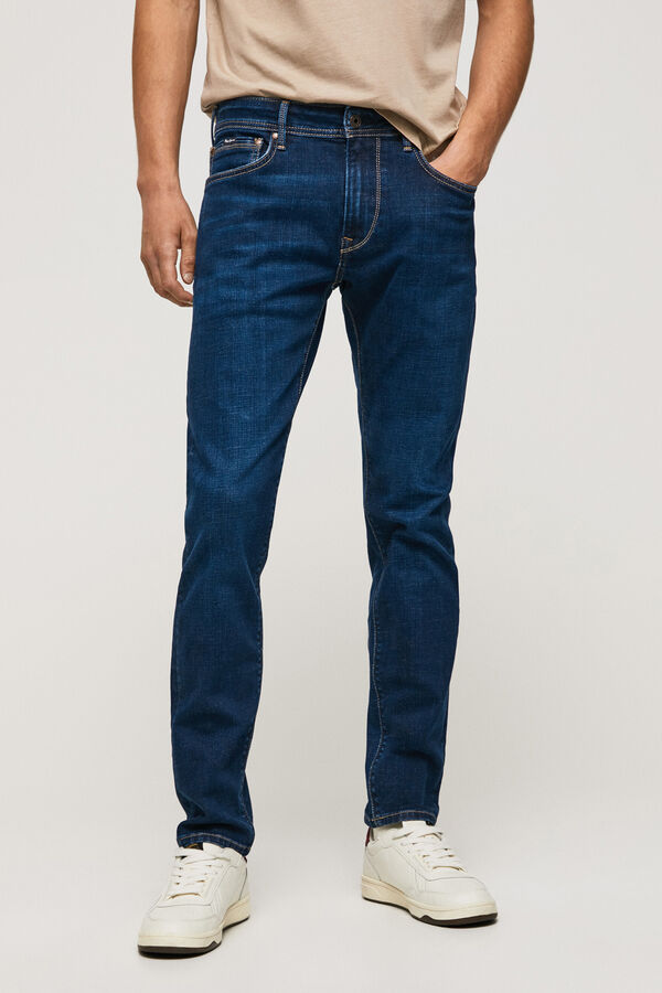 Springfield Jeans skinny fit azul oscuro