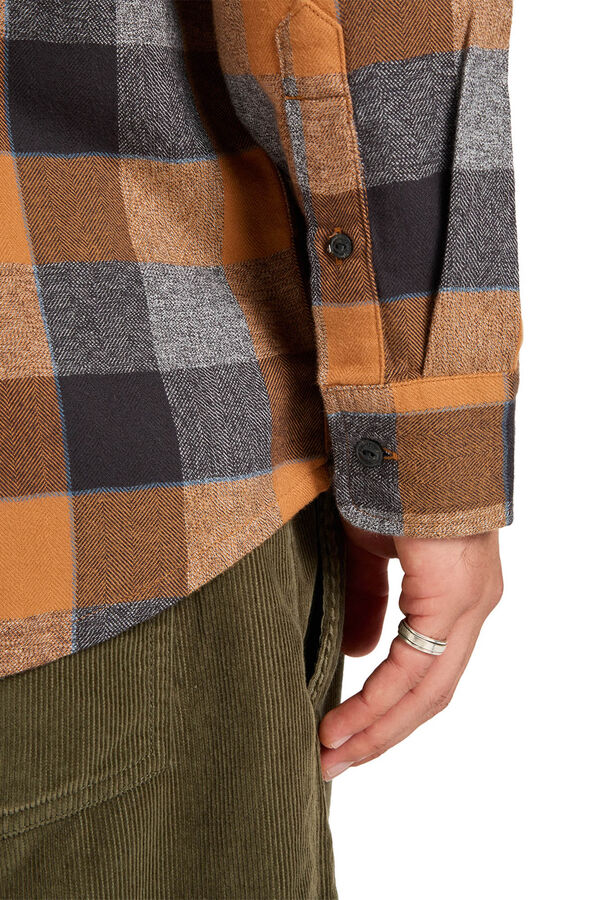 Quiksilver Motherfly Plaid - for men long sleeve Shirt Print