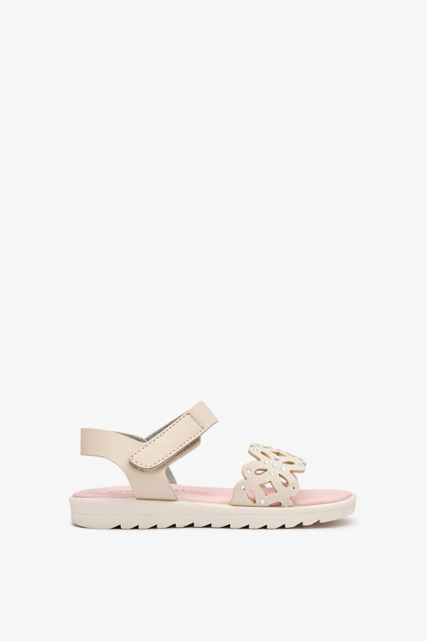 Conguitos Butterfly strap sandals brown