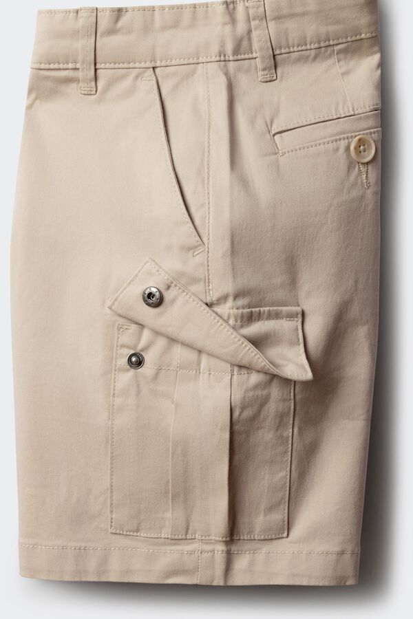 Springfield Kids Bermuda chino cargo de menino bege