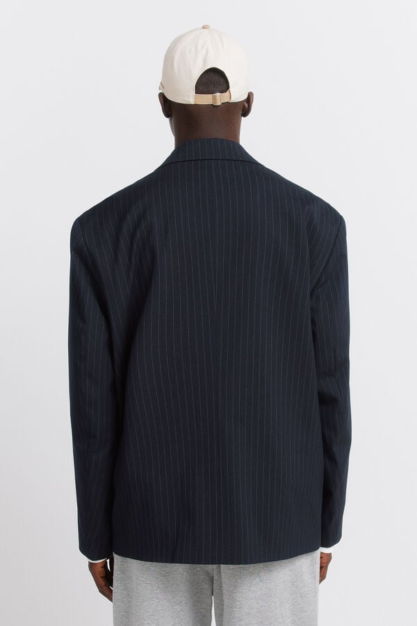 Springfield Pinstripe blazer blue