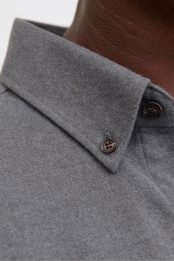 JJ REBEL Classic serge shirt grey