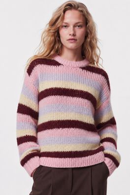 Jersey de punto grueso cuello redondo