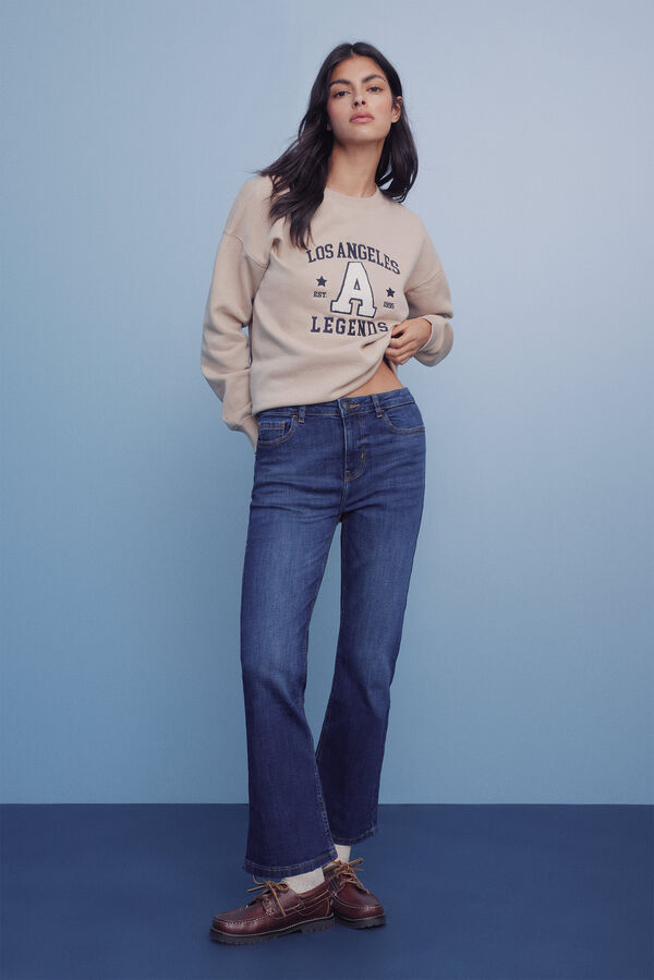 Springfield Kick flare jeans blue