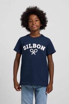 Silbon kids T-shirt de manga curta com desenho
