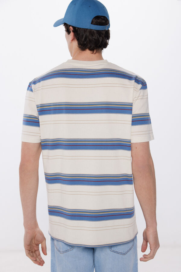 Springfield Light striped T-shirt natural