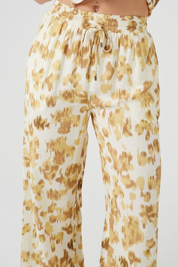 Brave Soul Wide printed trousers printed