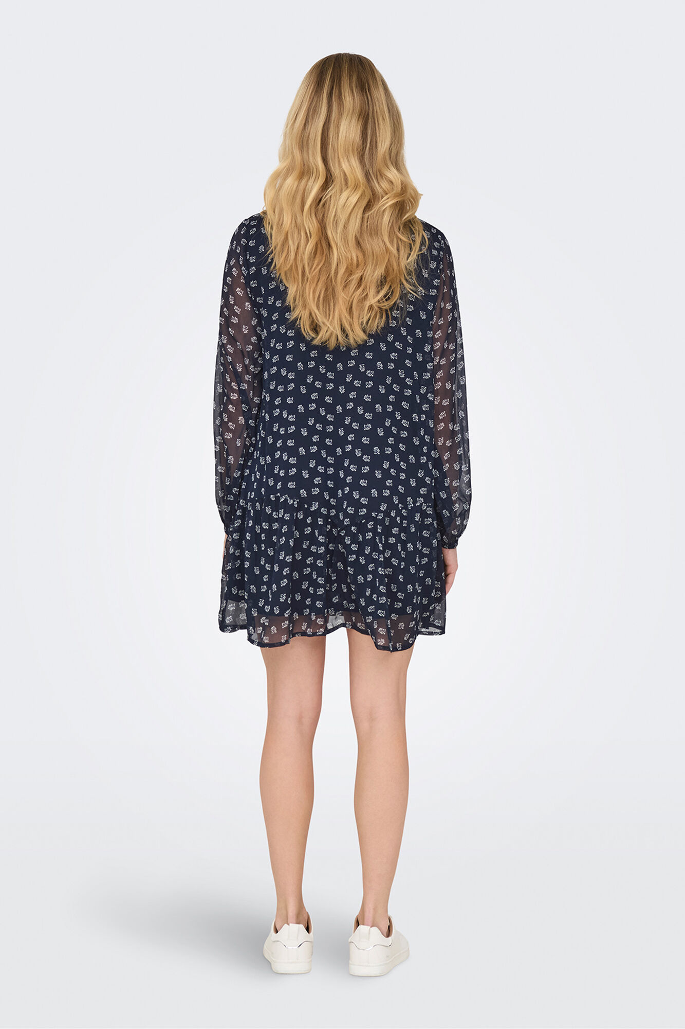 Only Vestido curto de gaze