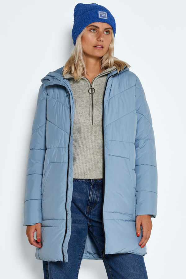 Springfield Long puffer coat bluish