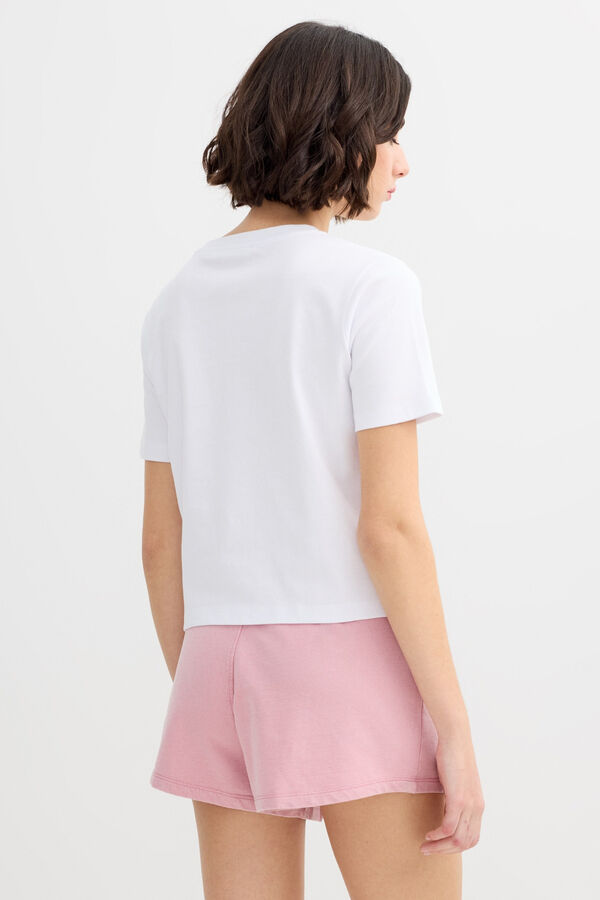 Inside Plain Regular Fit T-shirt white