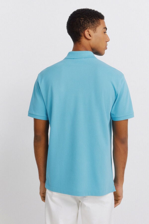 Springfield Basic regular fit polo shirt SPRINGFIELD blue